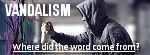 Vandalism is derived from an ancient Germanic people known as the Vandals who attacked and sacked Rome, a city held up as a shining example of civilization, perceived as a cultural golden age in which all the human arts reached their pinnacle. The Sack of Rome by the Vandals, where statues and temples were damaged or defaced came to be viewed as a crime against civilization. Thus, the Vandals became inextricably associated with wanton violence, barbarity and destruction.